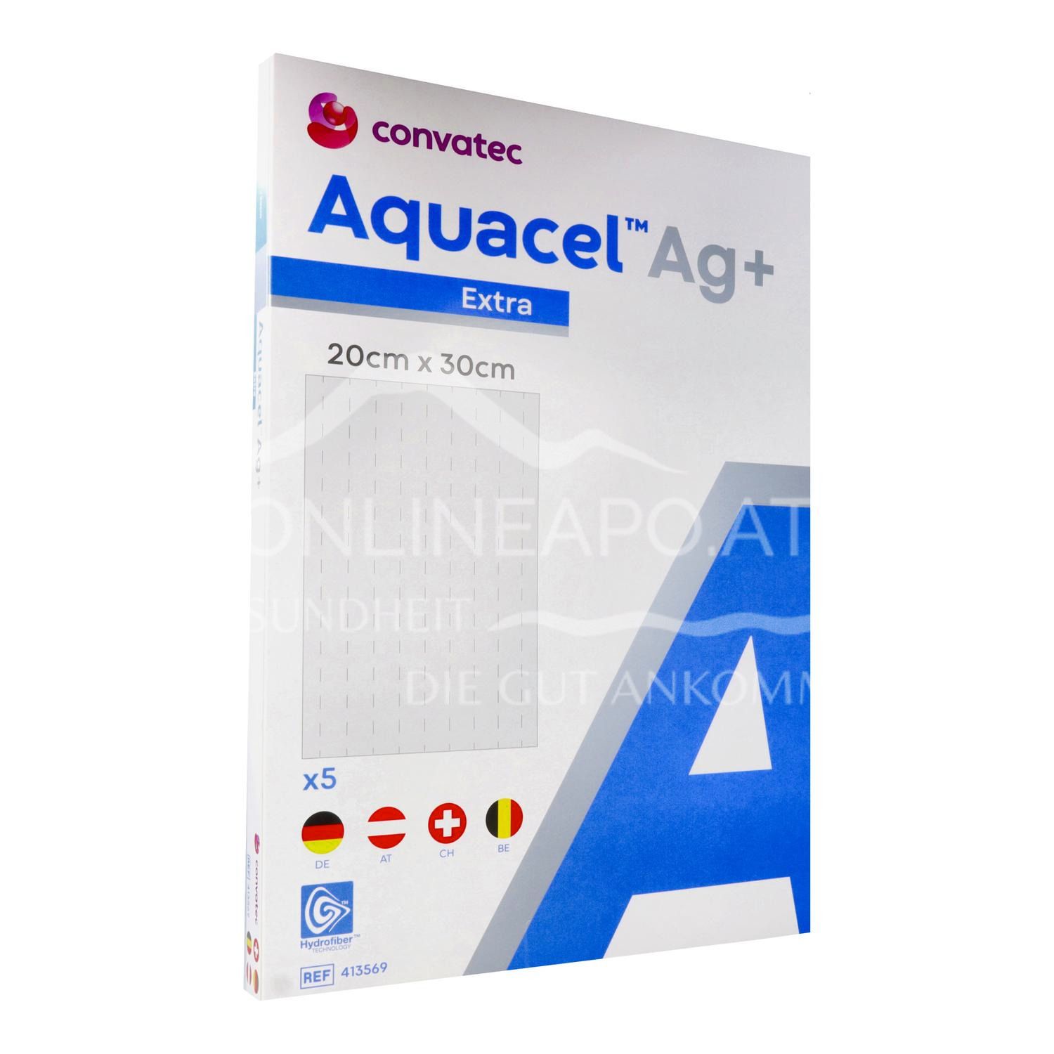 ConvaTec Aquacel® Ag+ Extra Wundauflage steril, 20 x 30 cm