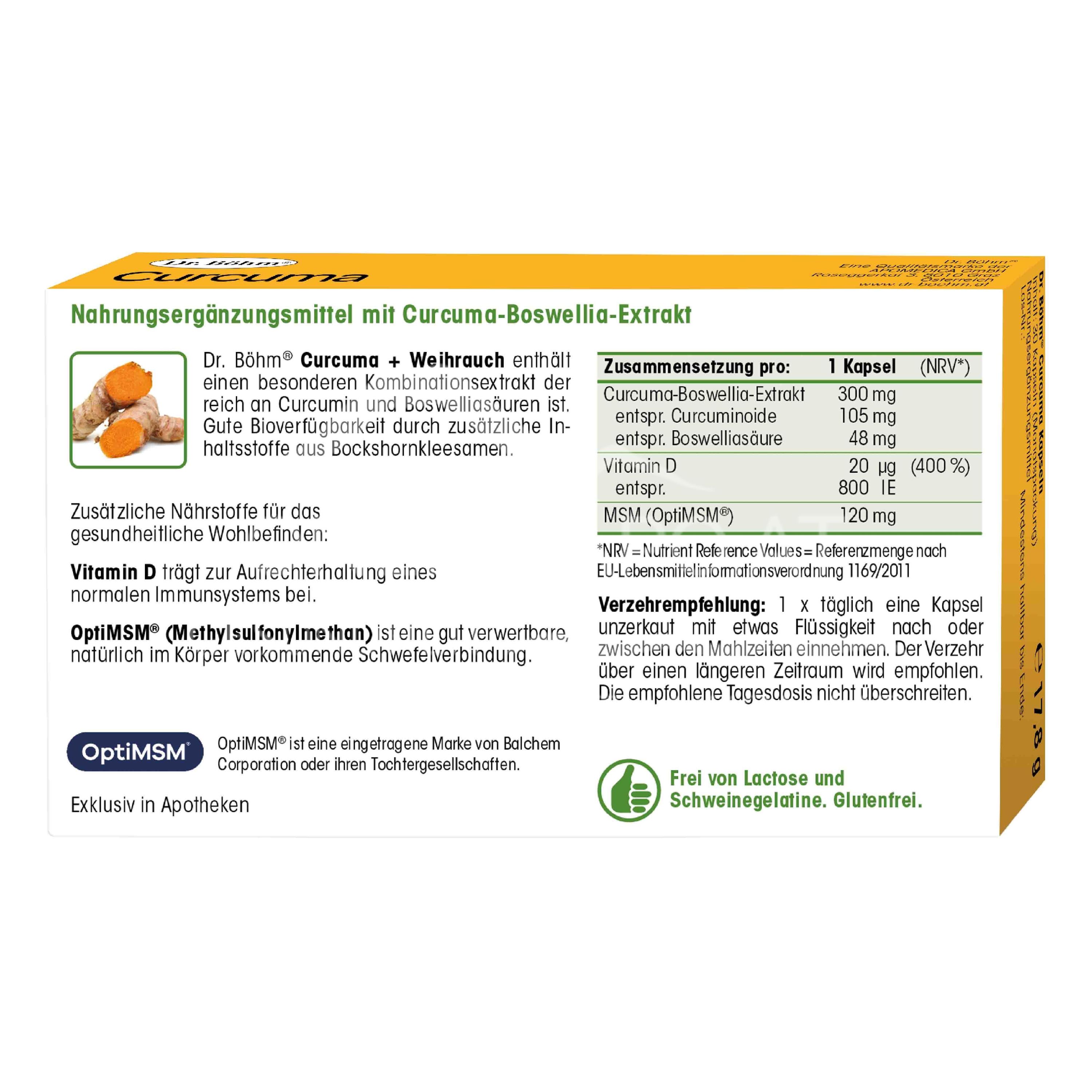 Dr. Böhm® Curcuma + Weihrauch Kapseln