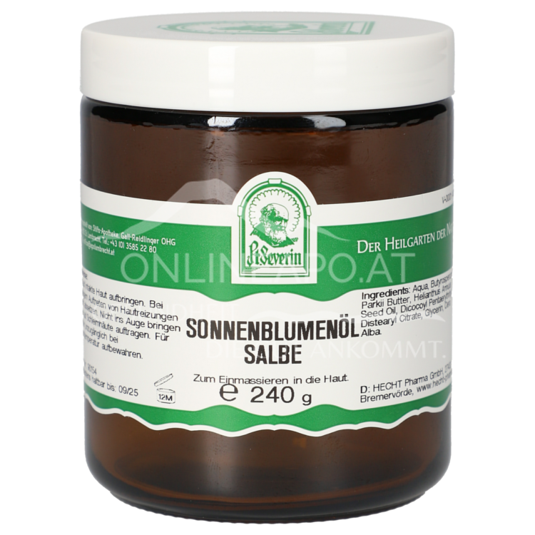 Father Severin sunflower oil ointment