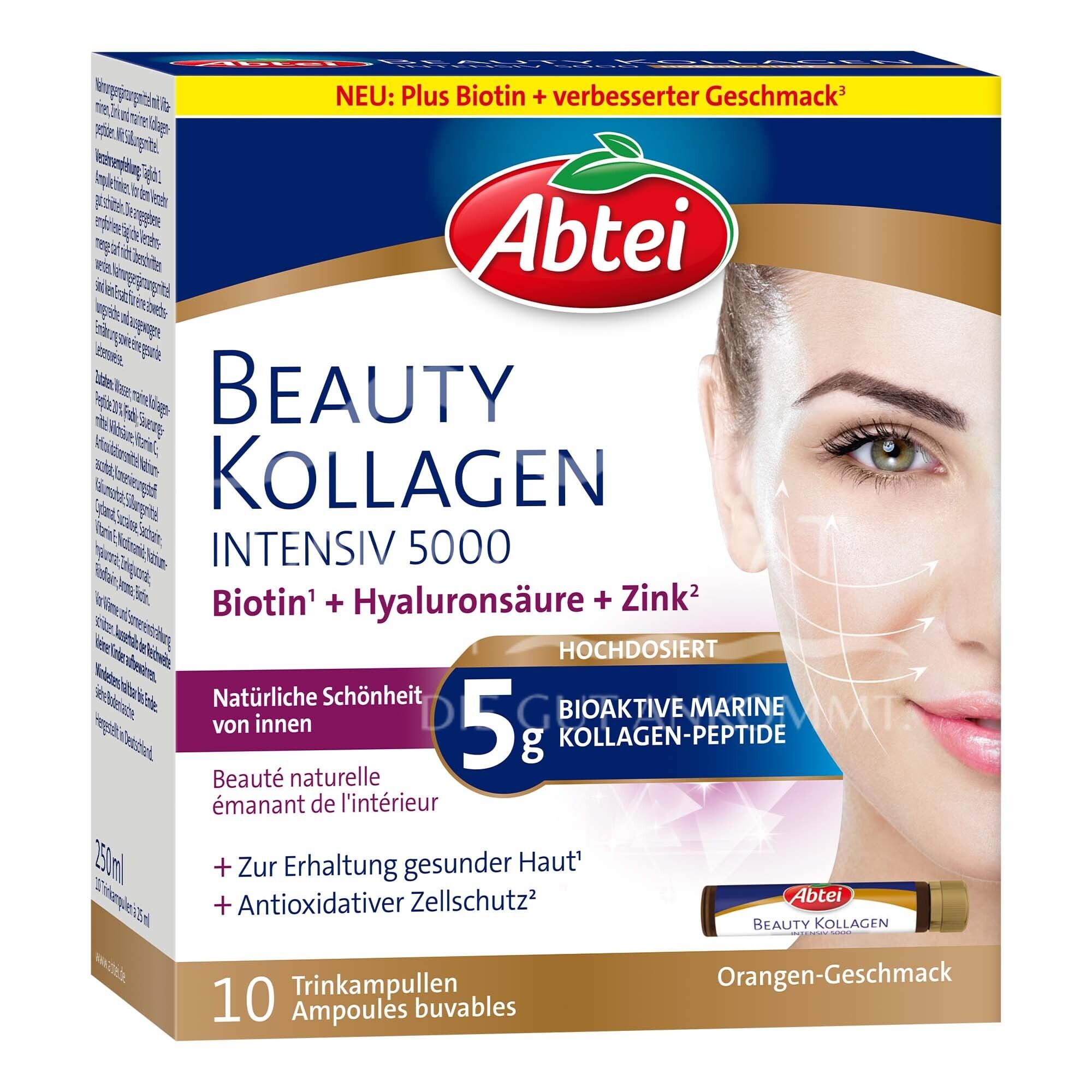 Abtei Beauty Kollagen Intensiv 5000 Trinkampullen, 25 ml