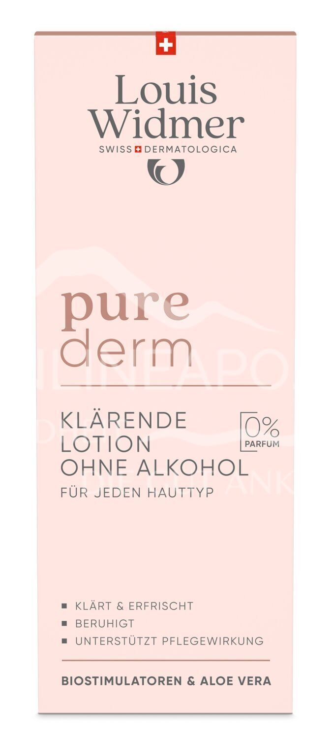 Louis Widmer purederm Klärende Lotion ohne Alkohol - ohne Parfum