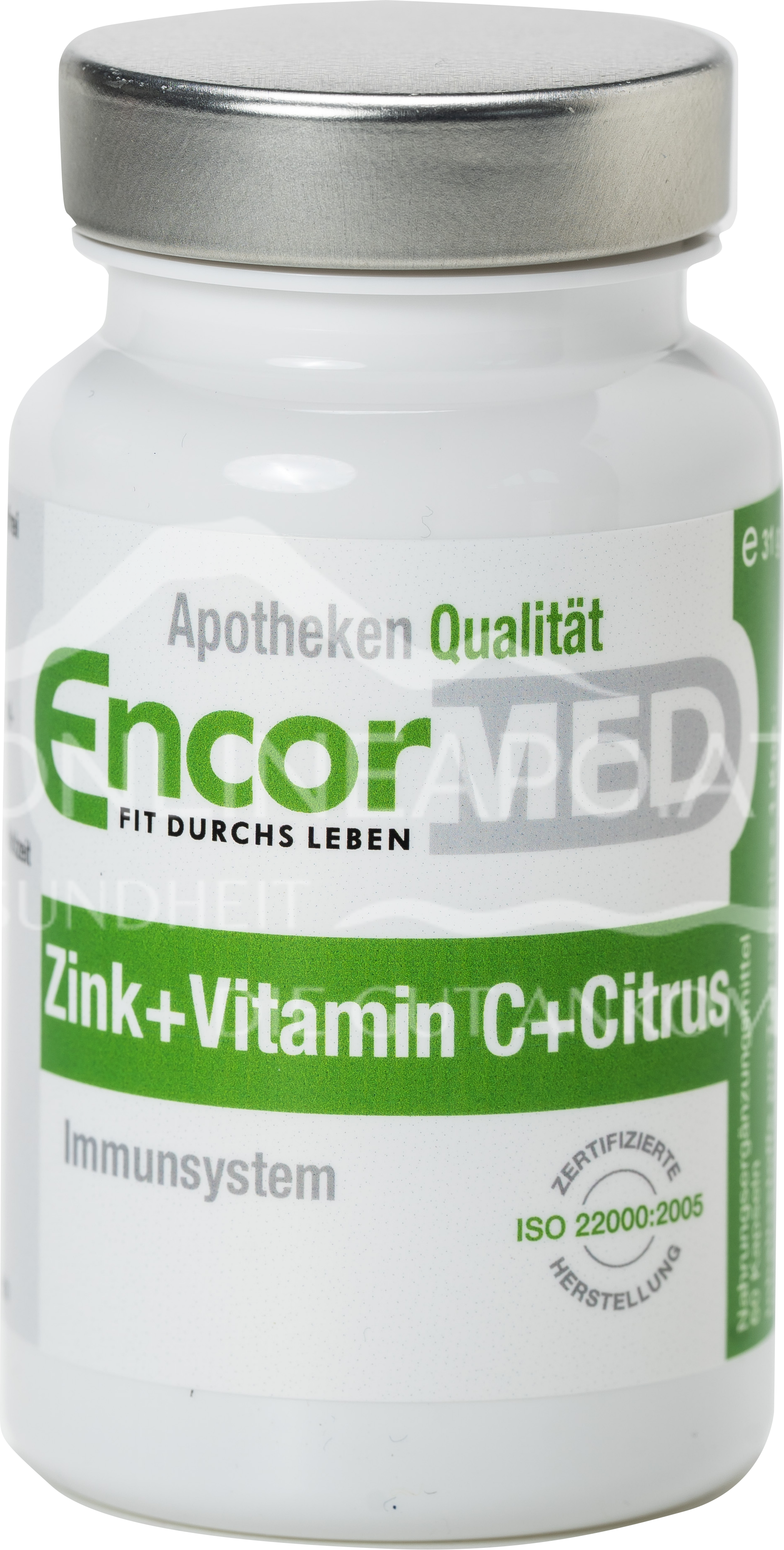 EncorMed Zinc + Vitamin C + Citrus Capsules