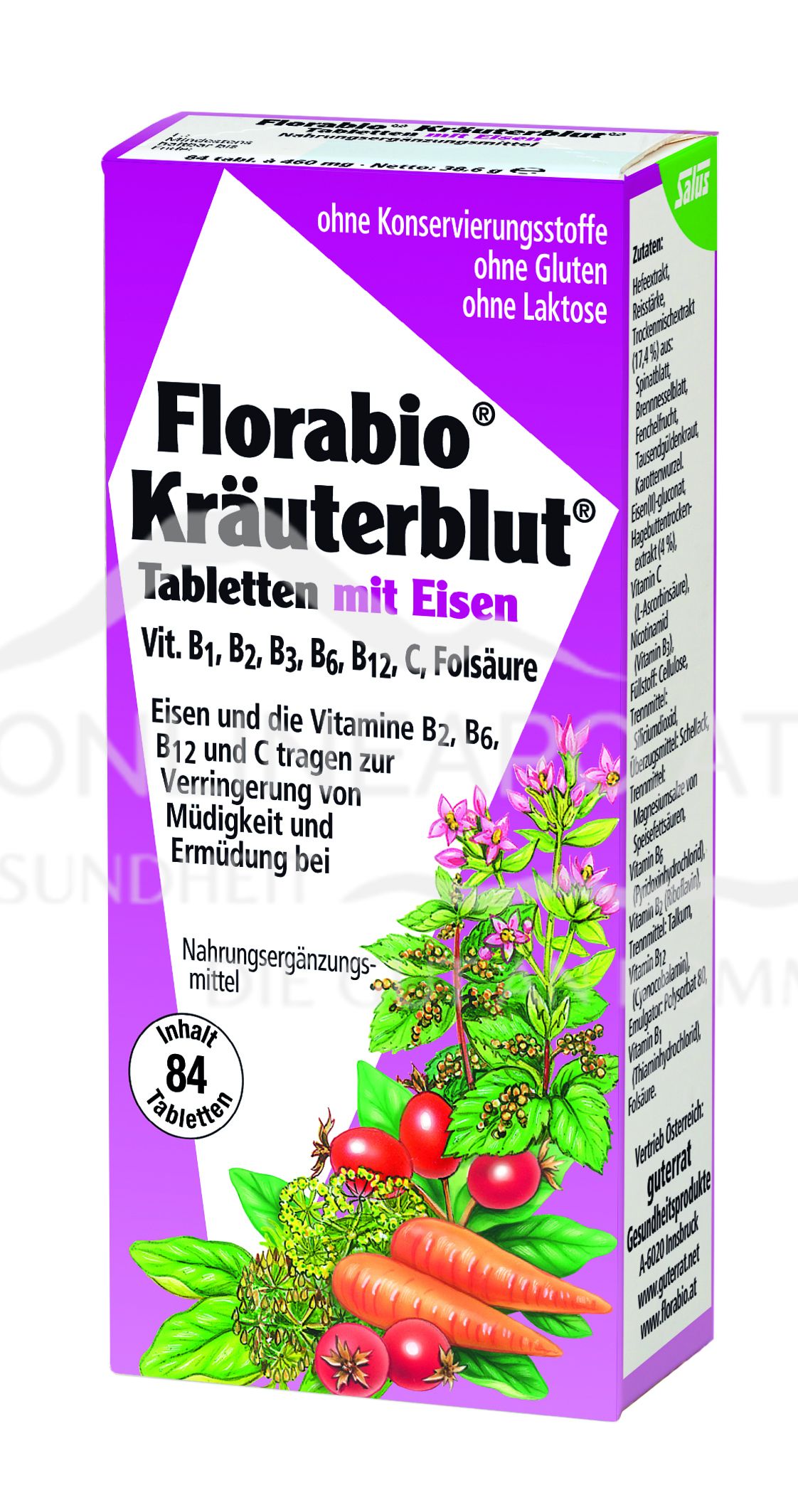 Florabio® Kräuterblut®-Tabletten mit Eisen