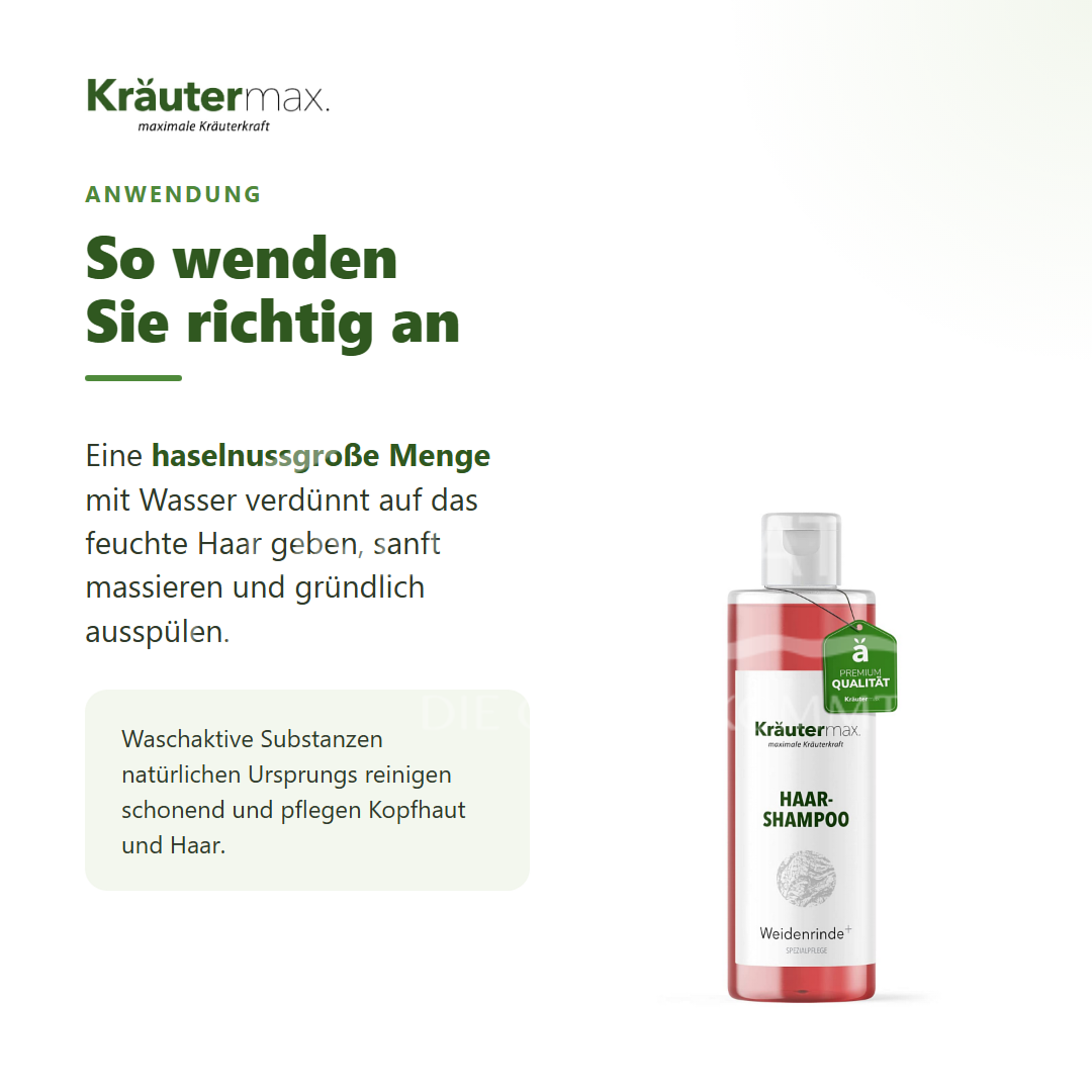 Kräutermax Weidenrinde Shampoo