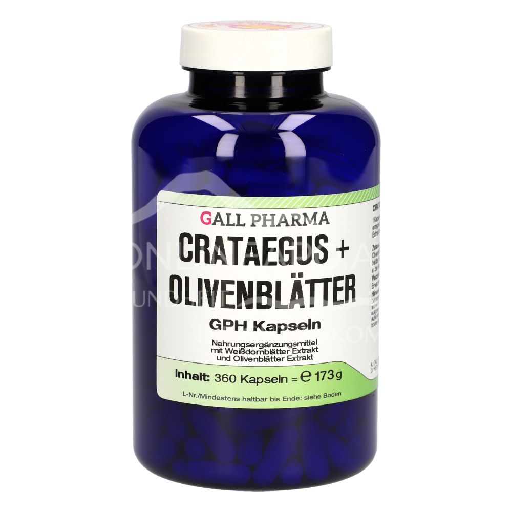 Gall Pharma Crataegus + Olive Leaf Capsules
