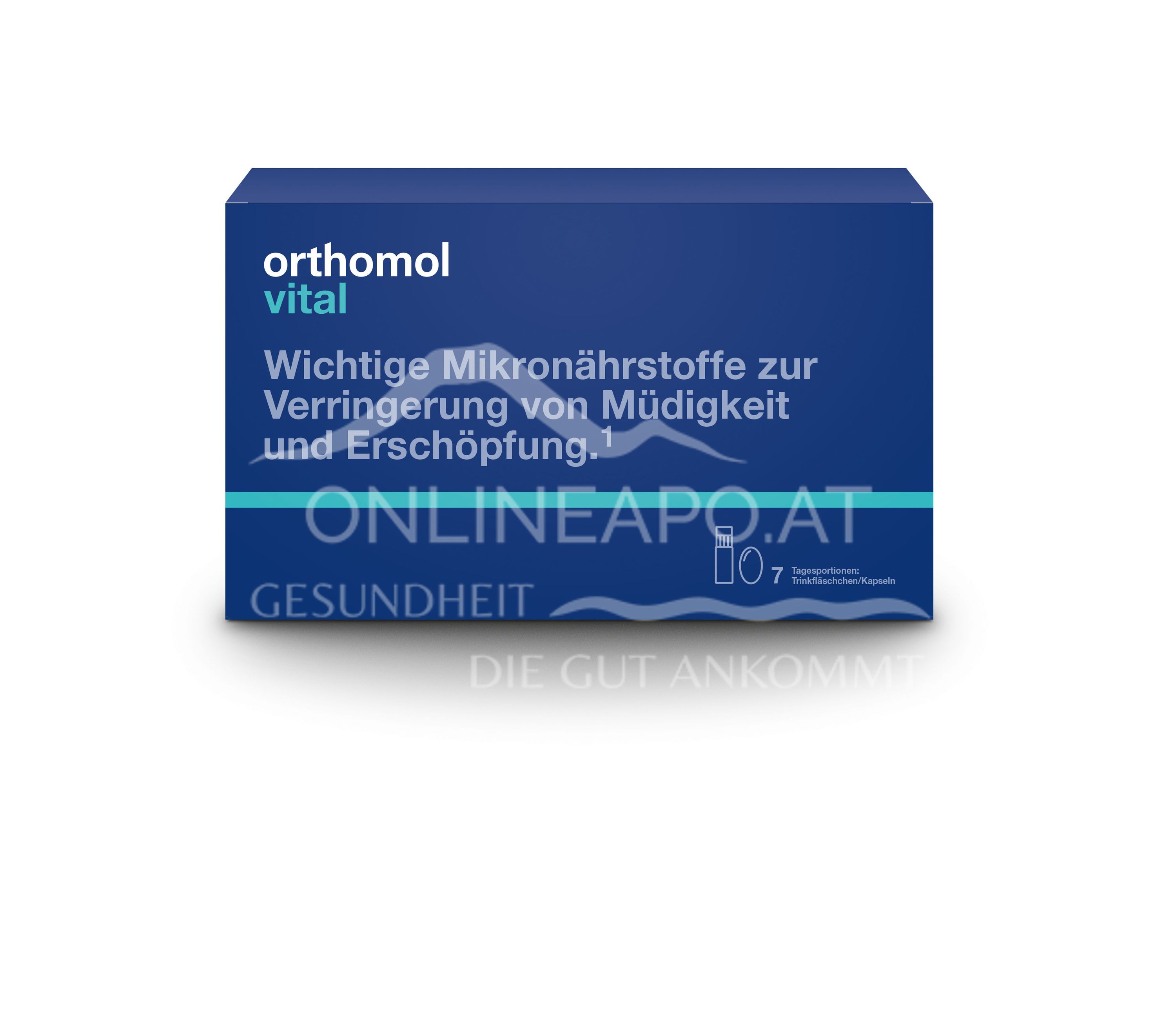 Orthomol Vital drinking bottles + capsules