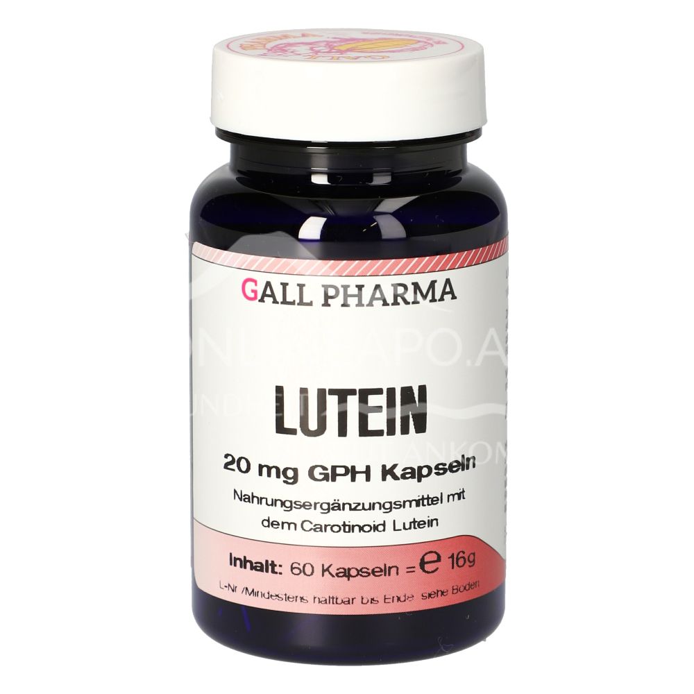 Gall Pharma Lutein 20 mg capsules