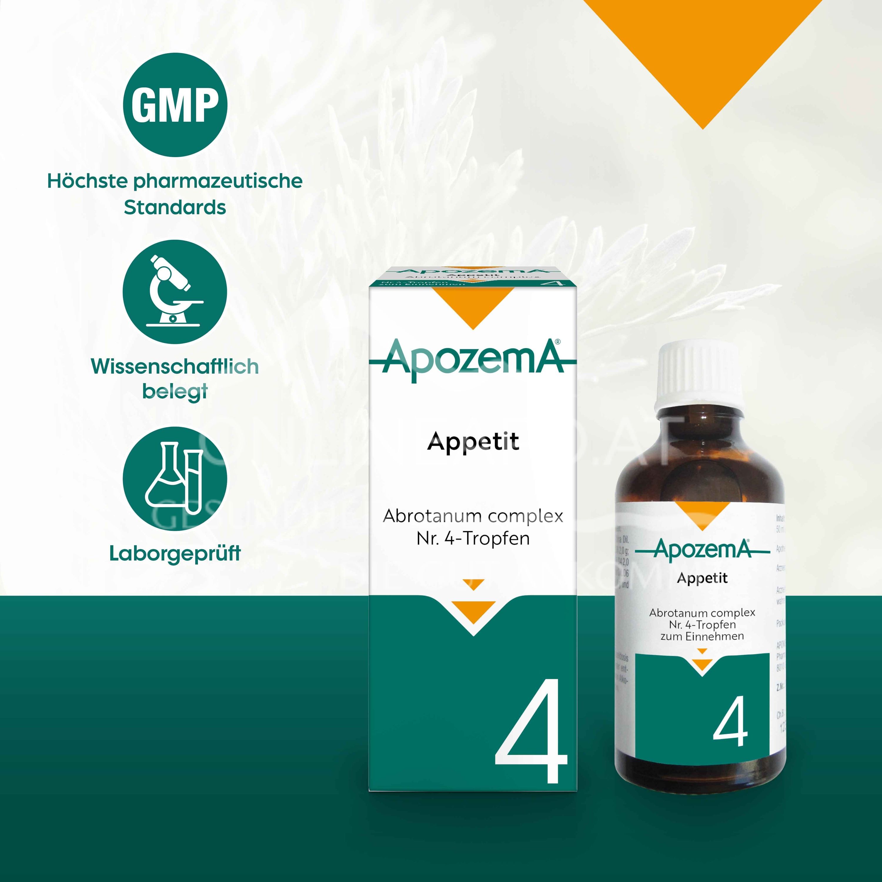Apozema® Appetite Abrotanum complex No. 4 drops for oral use