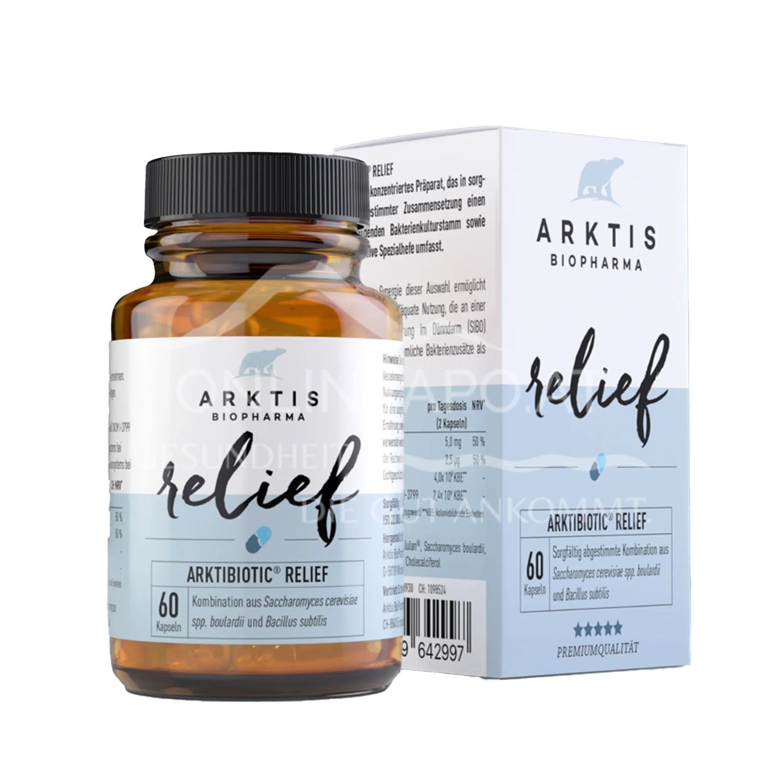 ARKTIS BIOPHARMA Arktibiotic® Relief Kapseln