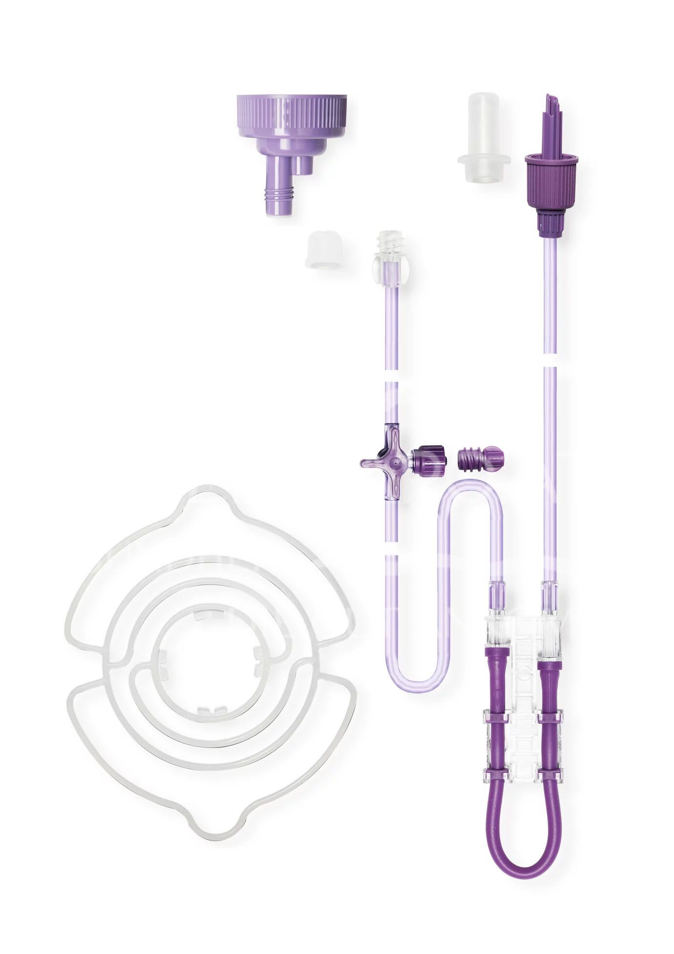 Flocare® Infinity™ Flaschen/Pack Überleitgerät ohne Tropfkammer