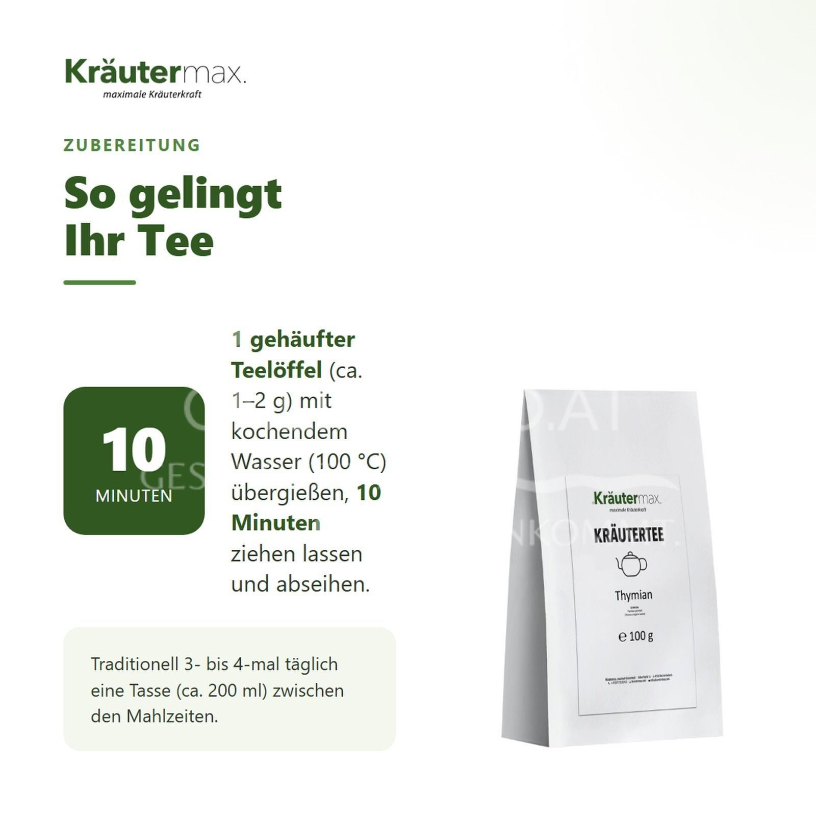 Kräutermax Thymiantee