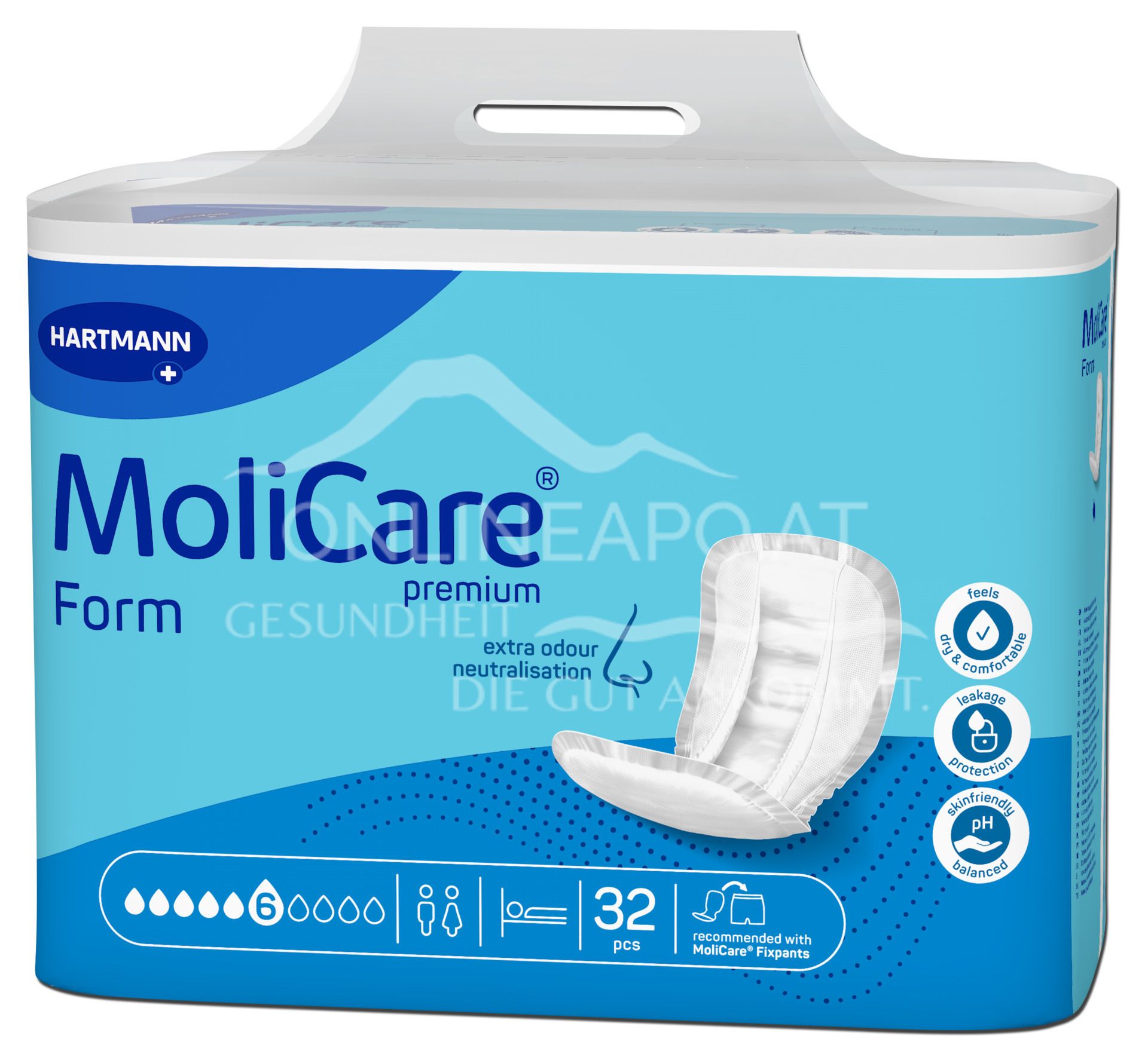 MoliCare® Premium Elastic 10 drops incontinence briefs Medium