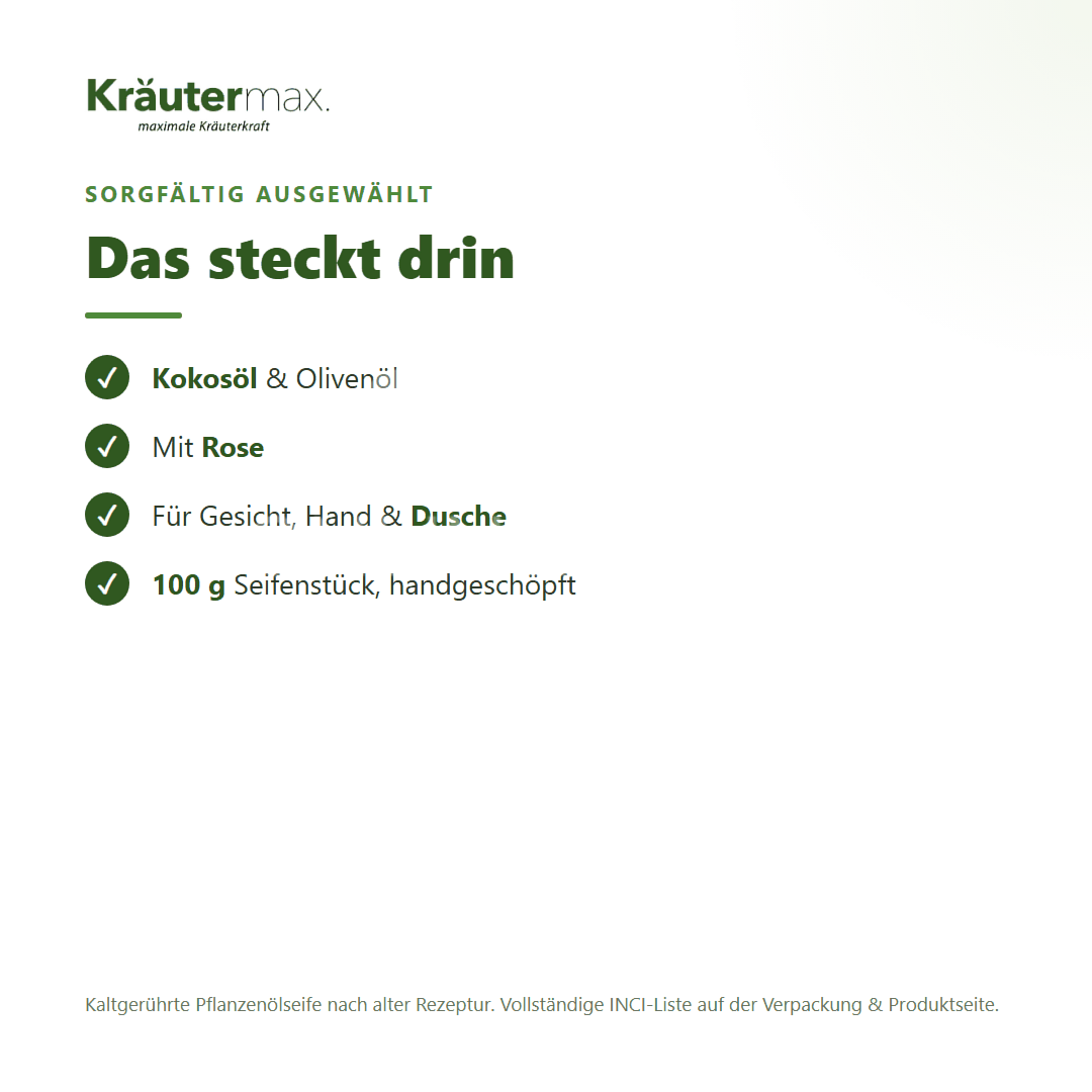 Kräutermax Rosen Seife