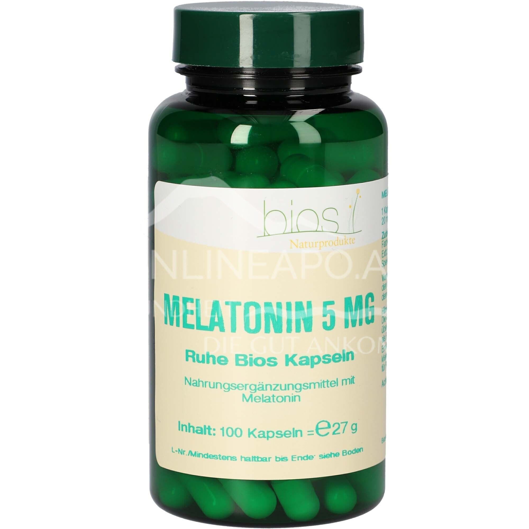 Bios Melatonin Rest 5.0 mg capsules