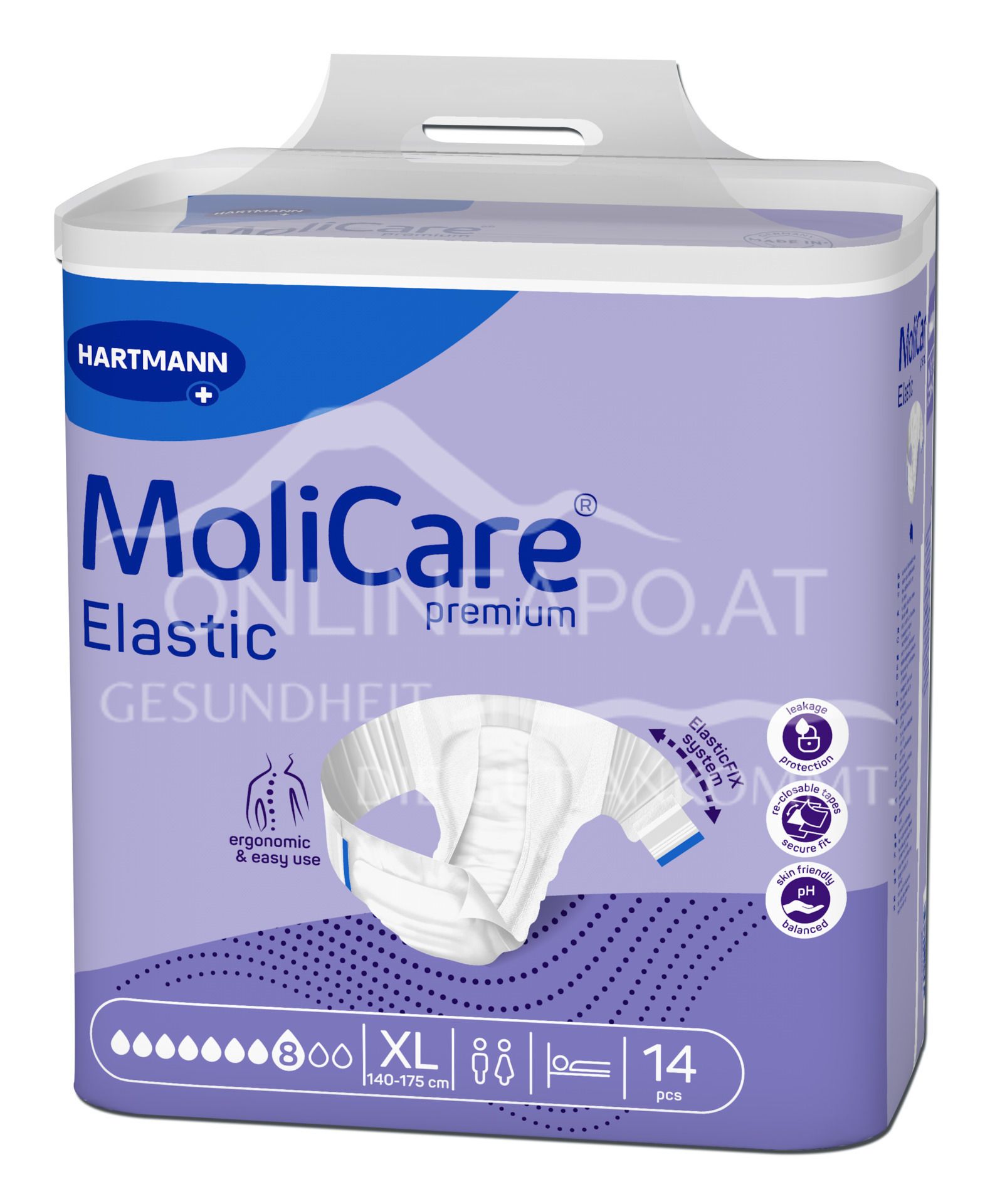 MoliCare® Premium Elastic 10 drops incontinence briefs Medium