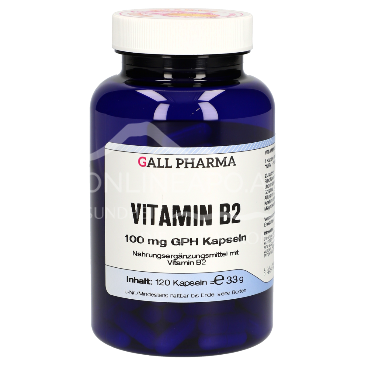 Gall Pharma Vitamin B2 100 mg Kapseln