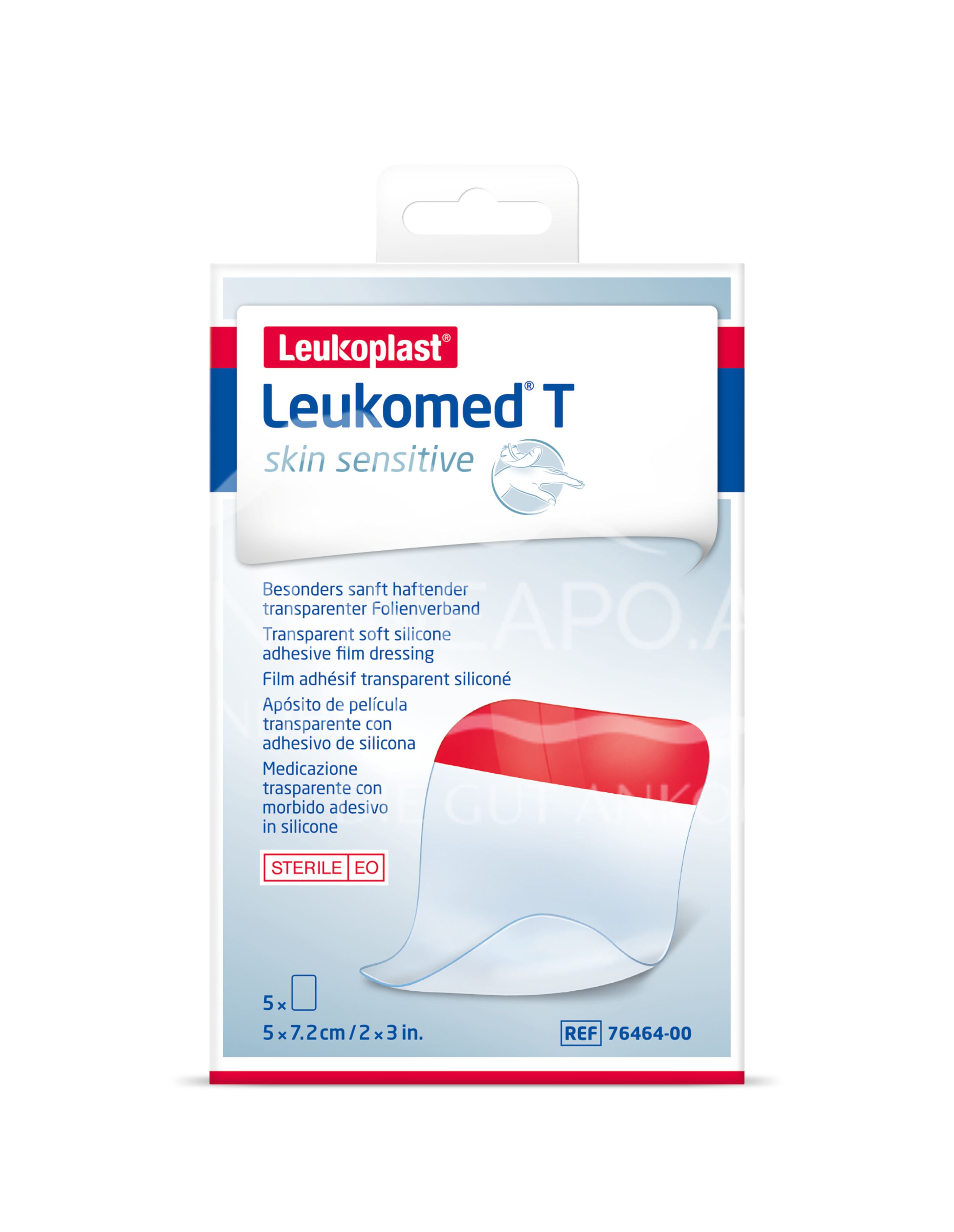 Leukomed ® T skin sensitive transparenter Folienverband 5 x 7,2 cm