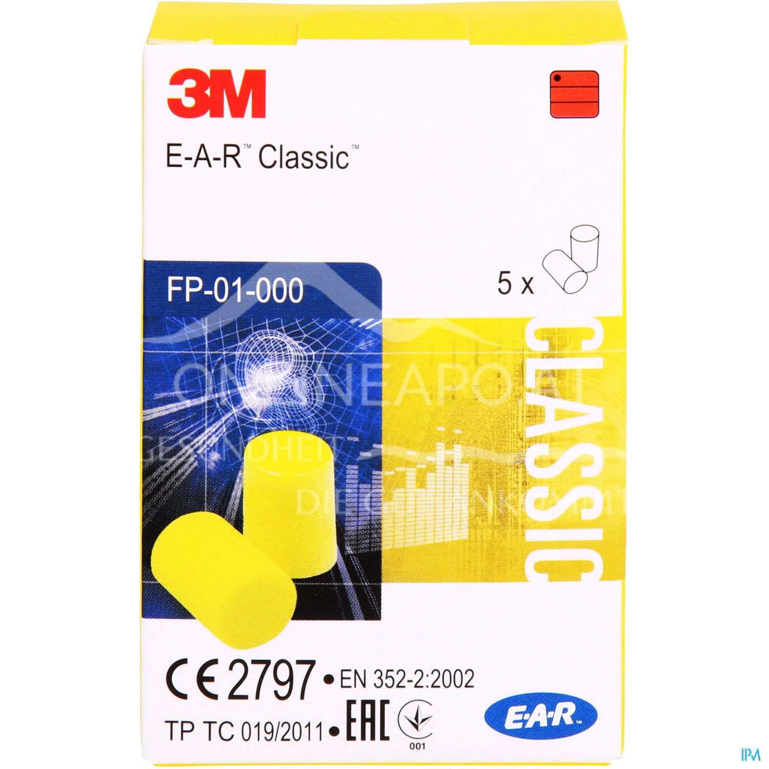 3M E-A-R™ Classic™ Einweg-Gehörschutzstöpsel 2 x 5 Stück
