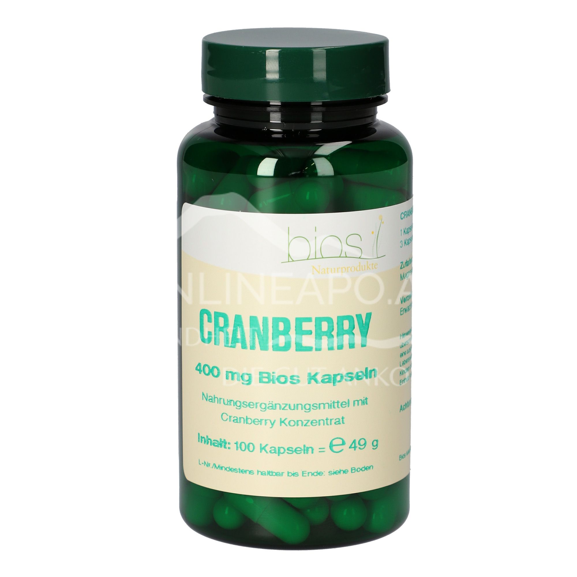 Bios Cranberry 400 mg Kapseln
