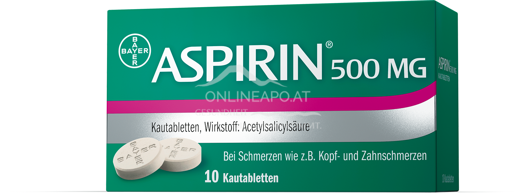 Aspirin® 500 mg Kautabletten