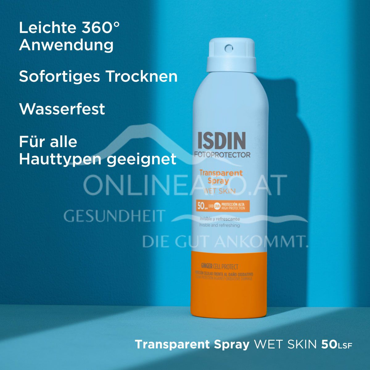 ISDIN Fotoprotector Transparent Spray for Wet Skin SPF 50