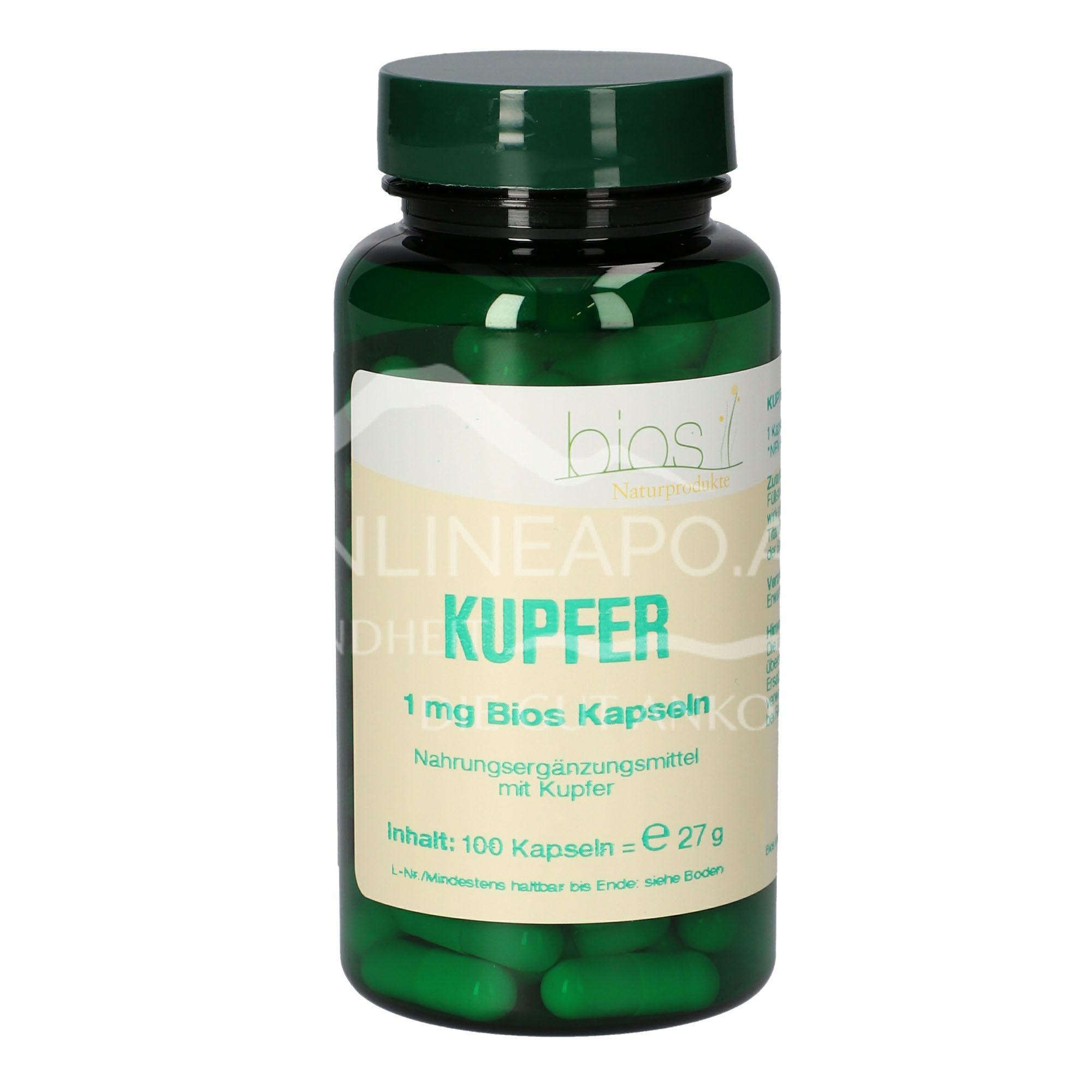 Bios Copper 1 mg capsules