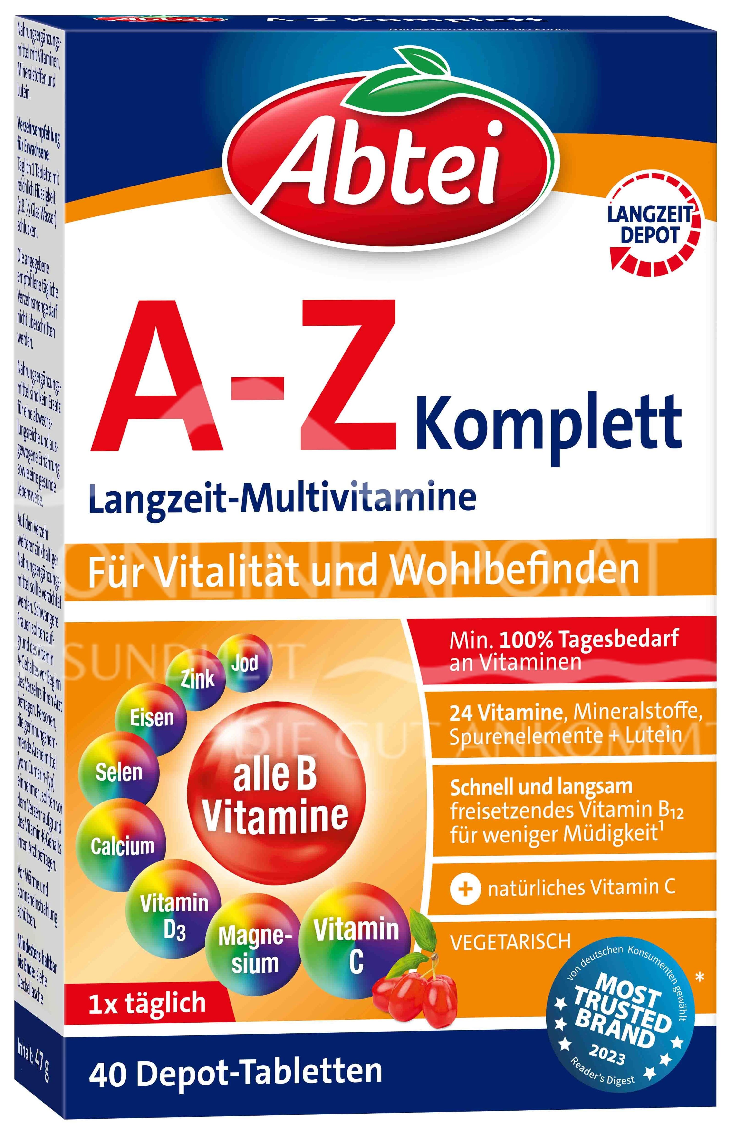 Abtei A-Z Komplett Depot-Tabletten