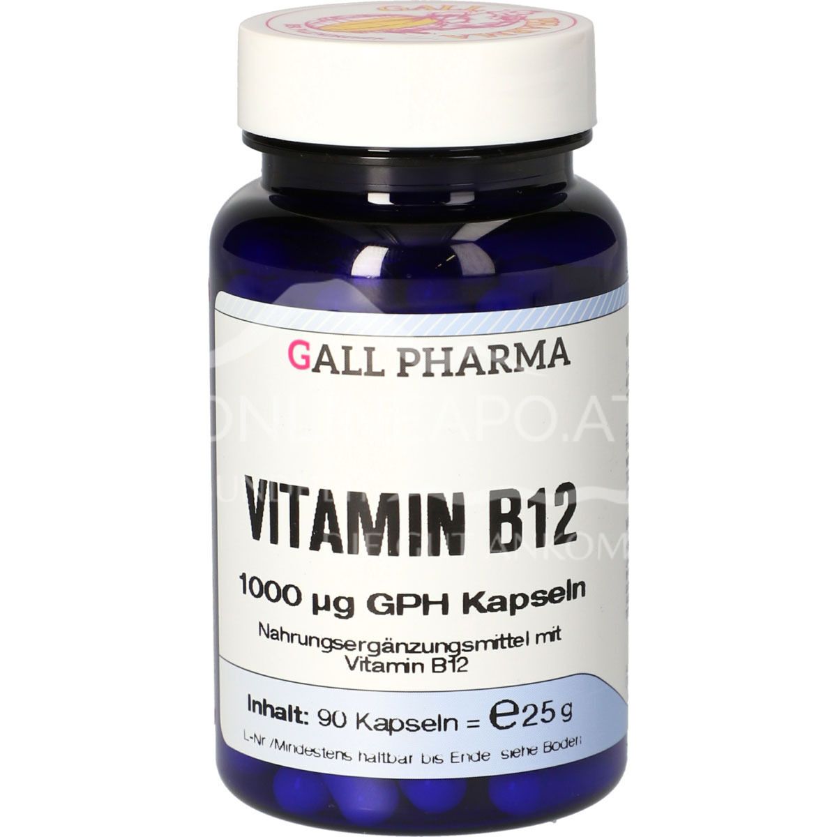 Gall Pharma Vitamin B12 1000 mcg capsules
