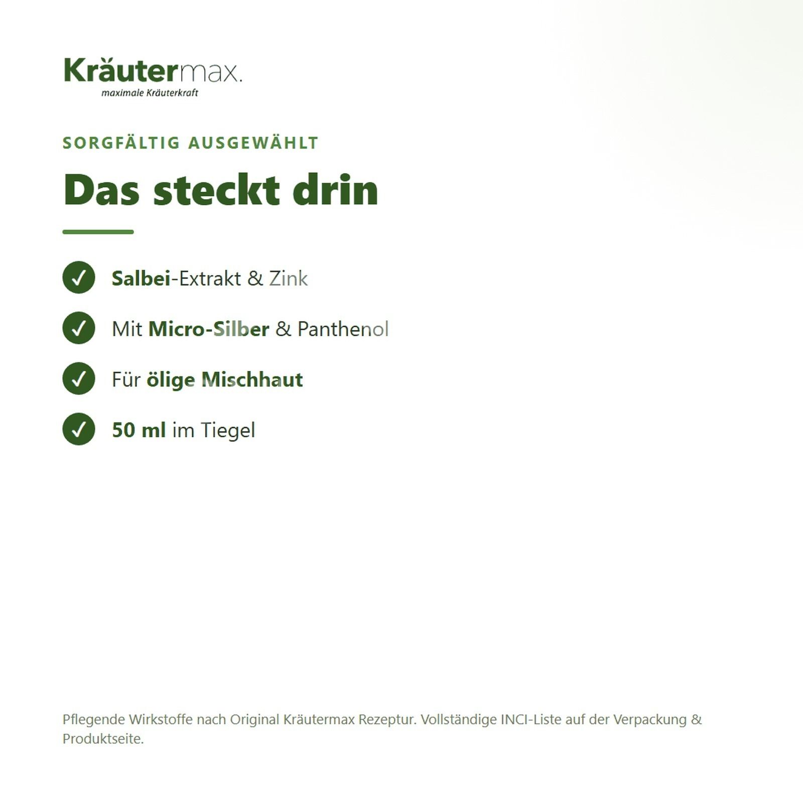 Kräutermax Salbei Creme