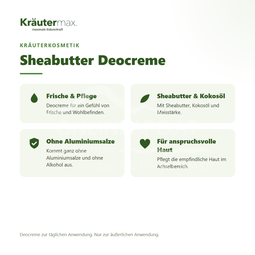 Kräutermax Sheabutter Deocreme