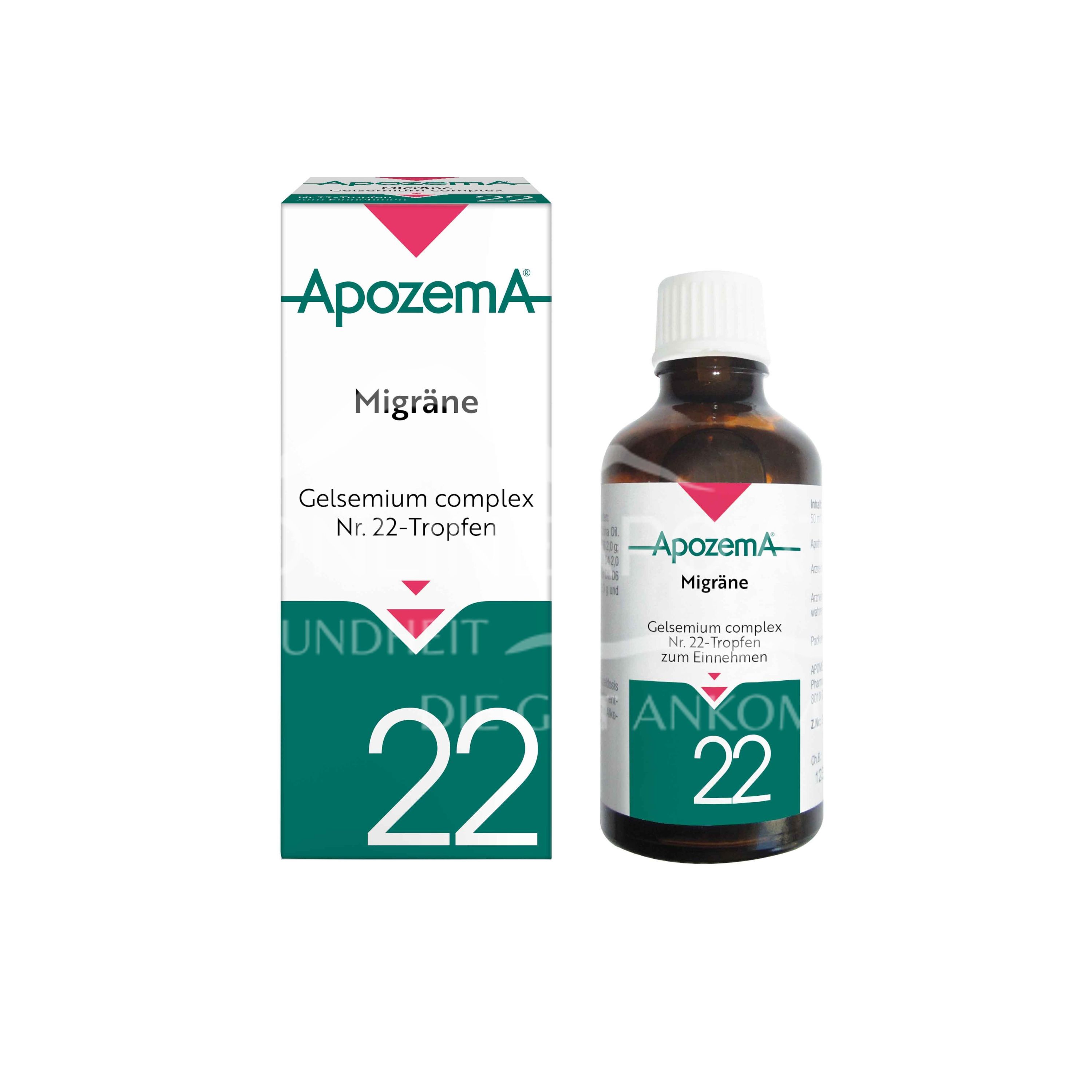 Apozema® Migräne Gelsemium complex Nr. 22 Tropfen zum Einnehmen