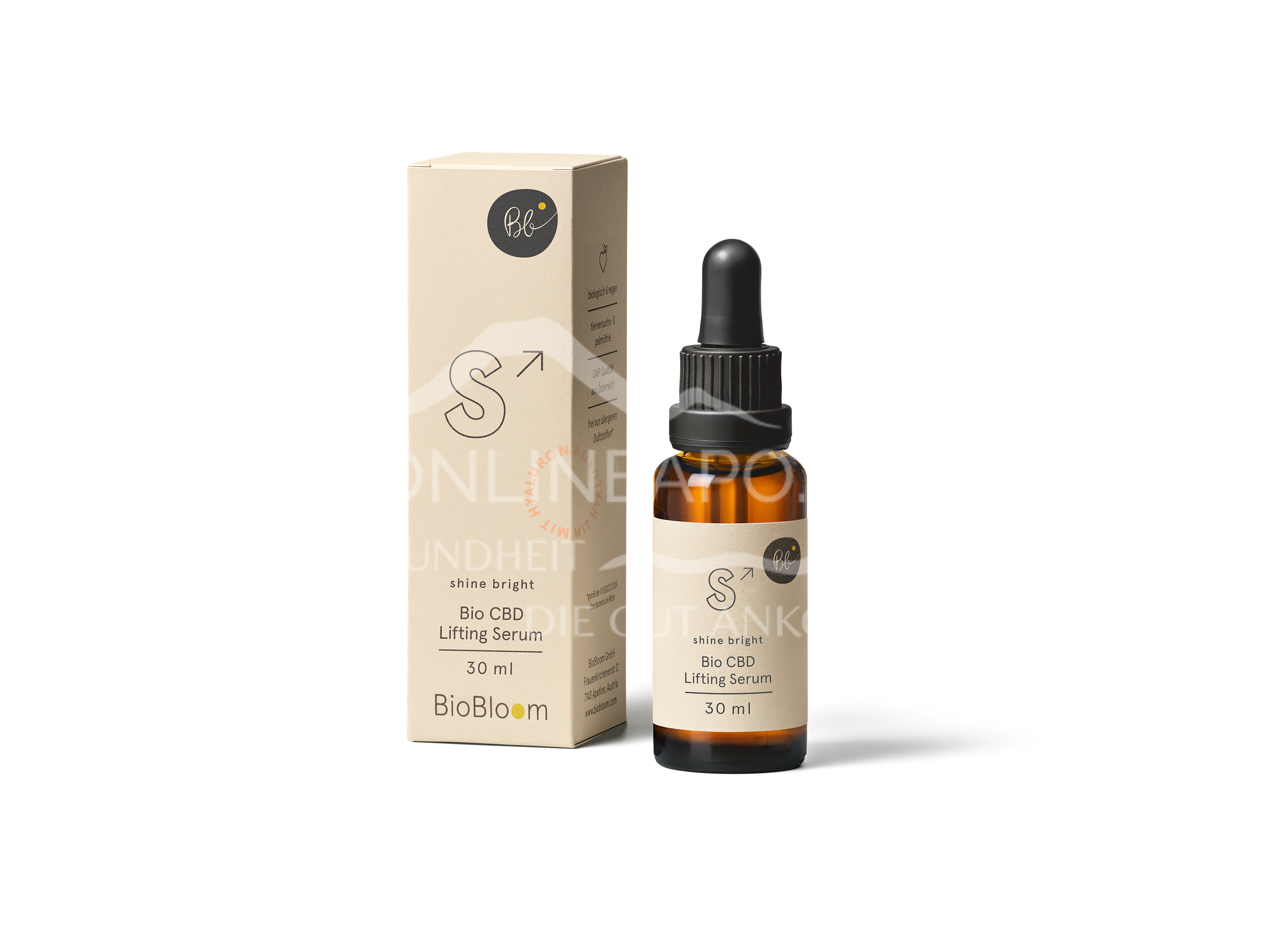 BioBloom shine bright Bio CBD Lifting Serum