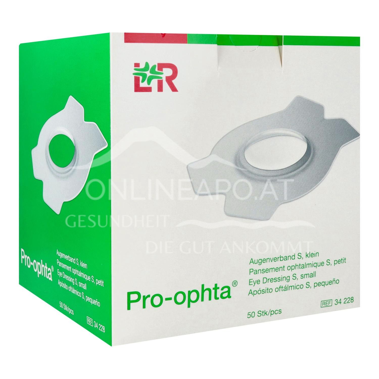 Pro-ophta® Eye Bandage S - Small 72 x 100 mm, Ø 46 mm