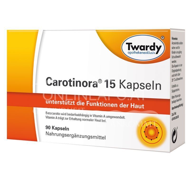 Twardy Carotinora® 15 Kapseln