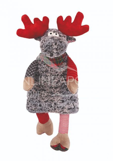 Singer hot water bottle plush toy moose Rudolph - 0,8L