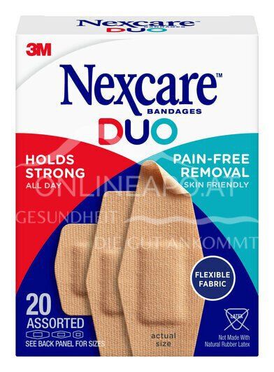 3M Nexcare™ DUO Pflaster assortiert