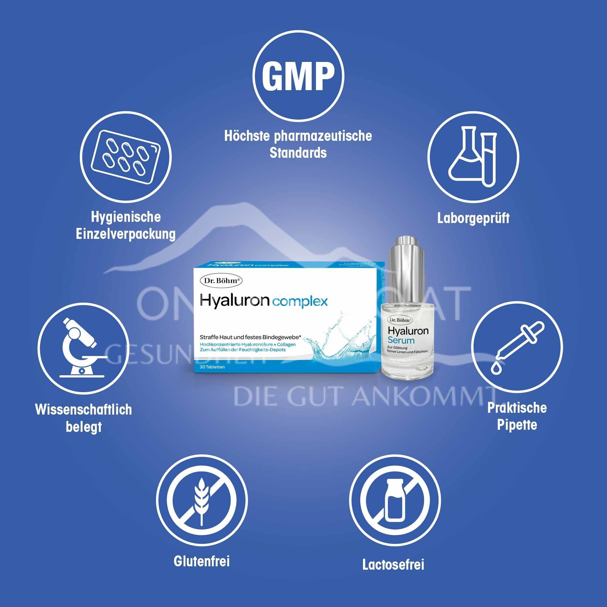 Dr. Böhm® Hyaluron complex Tabletten + Hyaluron Serum