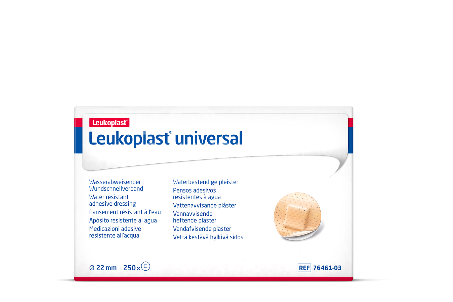 Leukoplast® universal water-repellent round plasters 22mm