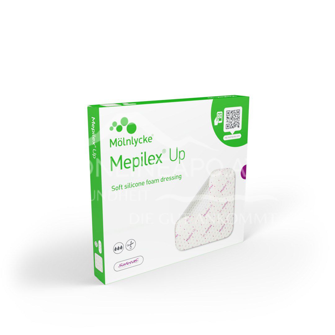 Mepilex® Up Absorbent foam dressing sterile, 10 x 20 cm