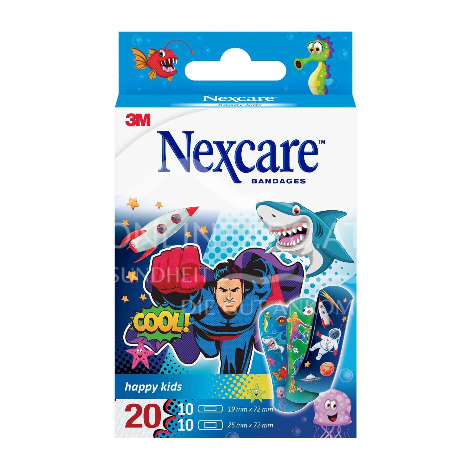 3M Nexcare™ Happy Kids Plasters Cool, assortiert