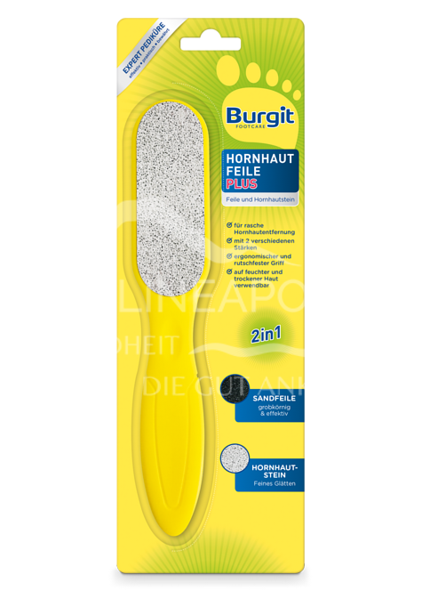 Burgit Footcare Hornhaut Feile Plus