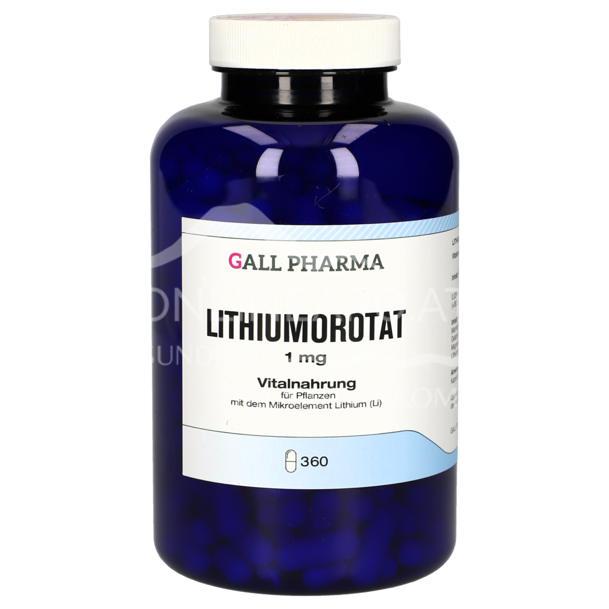 Gall Pharma Lithiumorotat 1 mg Kapseln