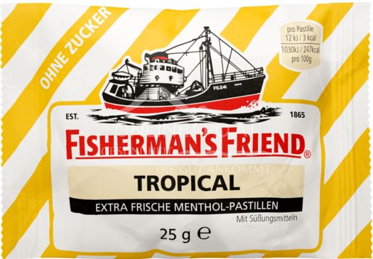 Fisherman's Friend Tropical Pastillen ohne Zuckerzusatz
