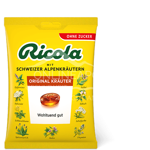 Ricola Original Kräuter Bonbons Zuckerfrei Beutel