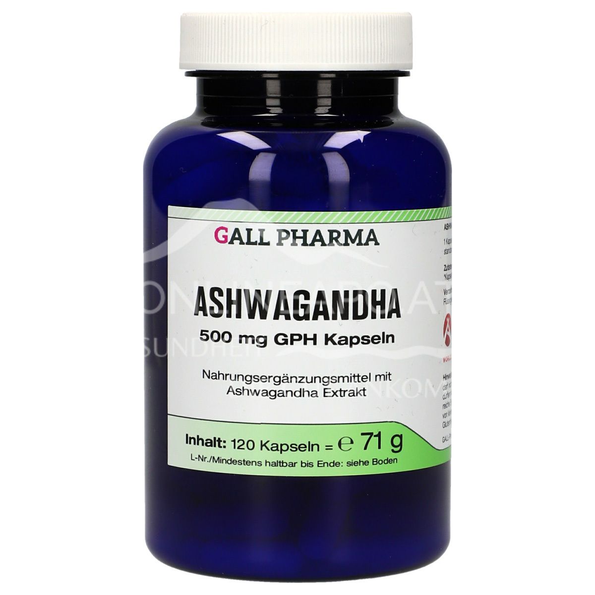 Gall Pharma Ashwagandha 500 mg capsules