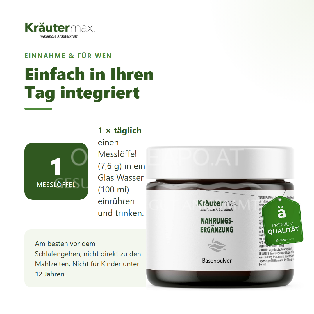 Kräutermax Basen Pulver