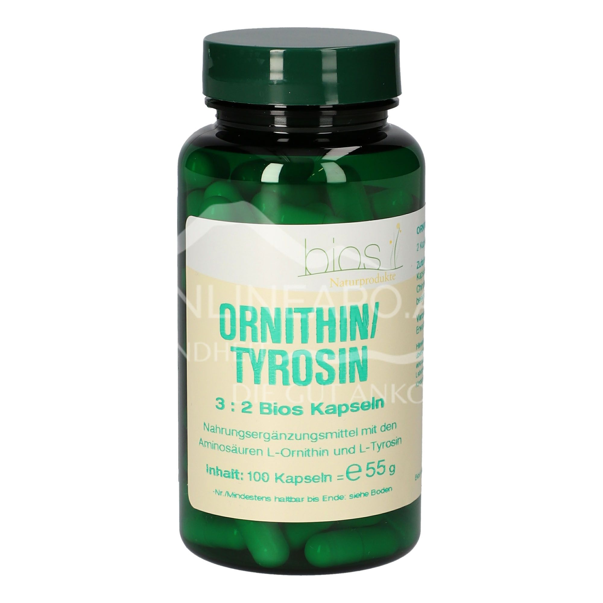 Bios Ornithin / Tyrosin 3 : 2 Kapseln