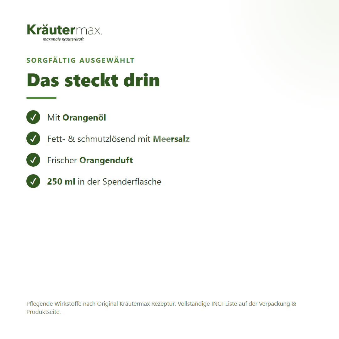 Kräutermax Orangen Seife flüssig