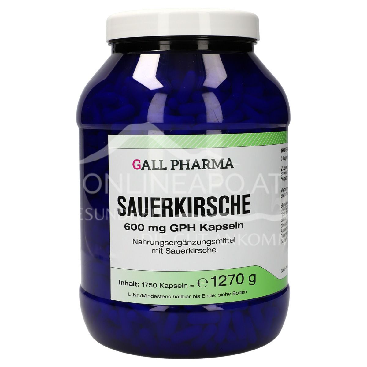 Gall Pharma Sauerkirsche 600 mg Kapseln