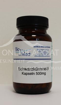 Bioflora Ehrmed Schwarzkümmelöl 500mg Kapseln 